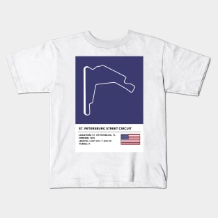 St. Petersburg Street Circuit [info] Kids T-Shirt